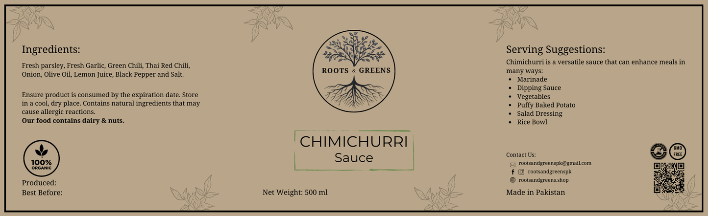 Chimichurri sauce