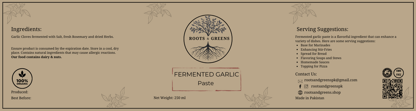 Dried Fermented Garlic Powder