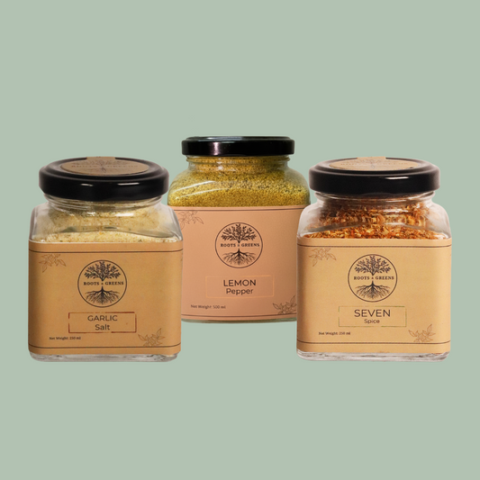 Garlic salt, Lemon Pepper & Seven Spice