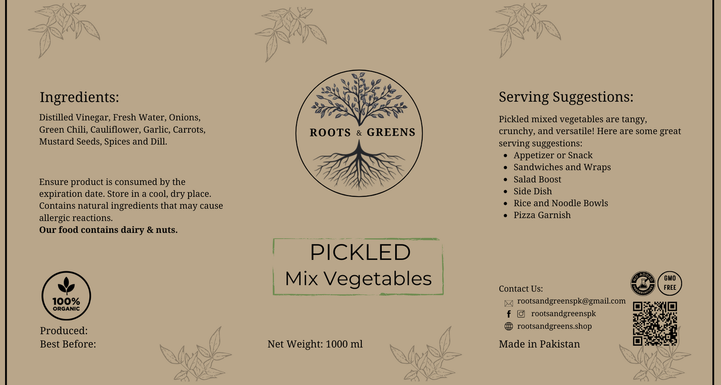 Pickled Mix Vegetables