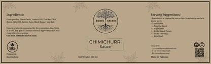 Chimichurri sauce