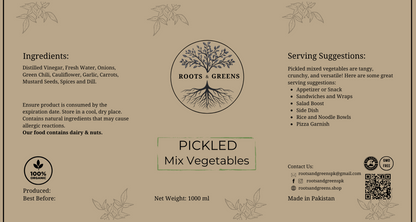 Pickled Mix Vegetables