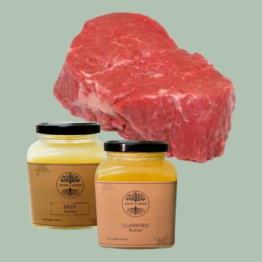 Clearified Butter, Beef Tallow & Steak